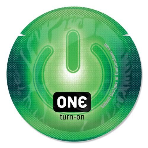 ONE Glowing Pleasures, 100 шт, світяться в темряві, зі змазкою, паковання-тубус