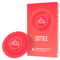 Love Match Sottile (Thin), 54 мм, 6 шт