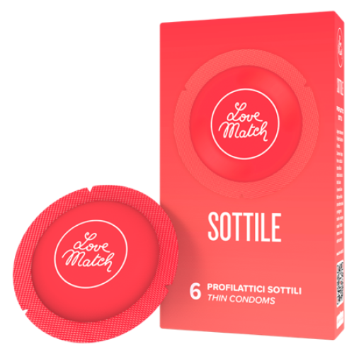 Love Match Sottile (Thin), 54 мм, 6 шт
