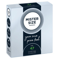 Mister Size – pure feel – 47 (3 condoms), толщина 0,05 мм
