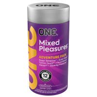ONE Mixed Pleasures, 12 шт, 6 видов, подарочная упаковка-тубус ONE Mixed Pleasures, 12 шт, 6 видов, подарочная упаковка-тубус