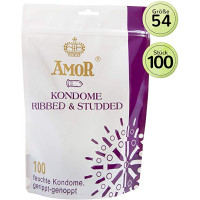 Amor Ribbed & Studded 100 шт