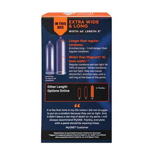 MyONE Extra Wide & Long 10 шт, картонна коробка